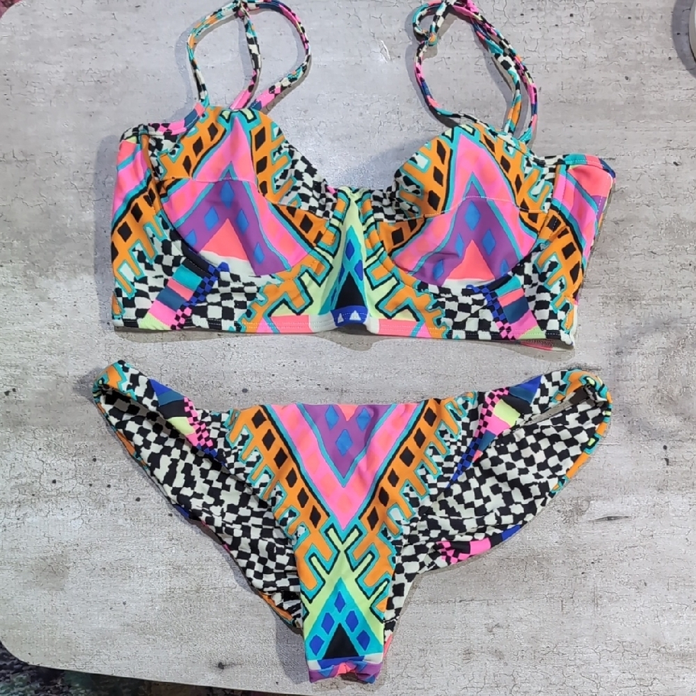 Mara Hoffman Colorful Bikini Set